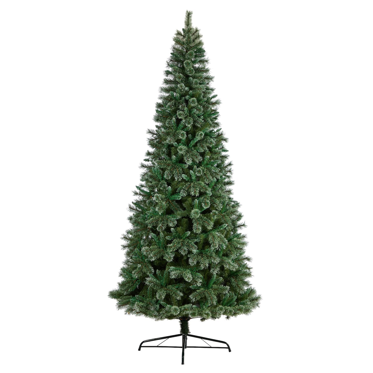 10ft. Unlit Wisconsin Slim Snow Tip Pine Artificial Christmas Tree